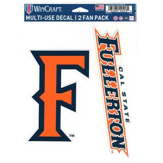 WinCraft Fullerton Fan Decals – 2 Pack
